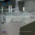 The Eiffel Tower shape glass candy jar